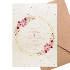 cvetajuće pozivnice za venčanje