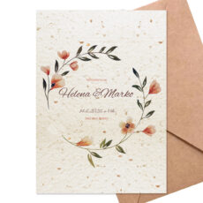 cvetajuće pozivnice za venčanje