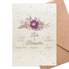 cvetajuće pozivnice za venčanje