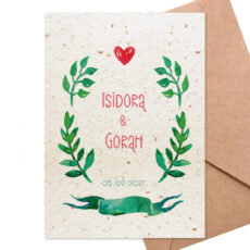 cvetajuće pozivnice za venčanje