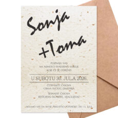 cvetajuće pozivnice za venčanje