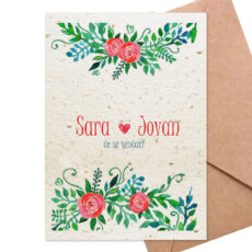 cvetajuće pozivnice za venčanje