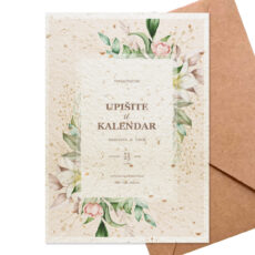 cvetajuće pozivnice za venčanje