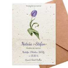 cvetajuće pozivnice za venčanje