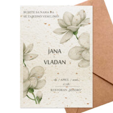 cvetajuće pozivnice za venčanje