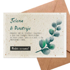 cvetajuće pozivnice za venčanje